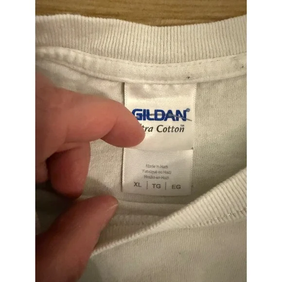 Vintage Las Vegas Carrot Top Graphic T-Shirt White Gildan XL Comedian Prop Magic - Picture 3 of 6